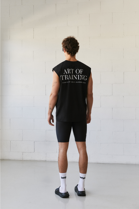 CLOUDCOTTON™ TANK TANK — JET BLACK