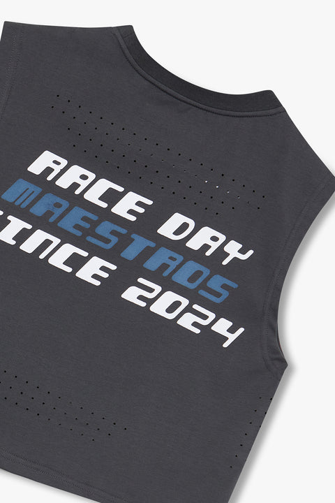 W LASERCOTTON™ TANK — CARBON GREY