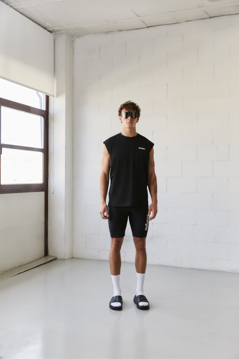 CLOUDCOTTON™ TANK TANK — JET BLACK