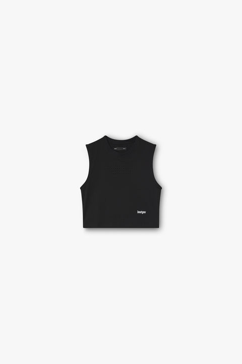 W LASERCOTTON™ TANK — JET BLACK