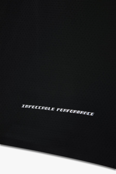 POROUS™ RACE SHORTS — JET BLACK