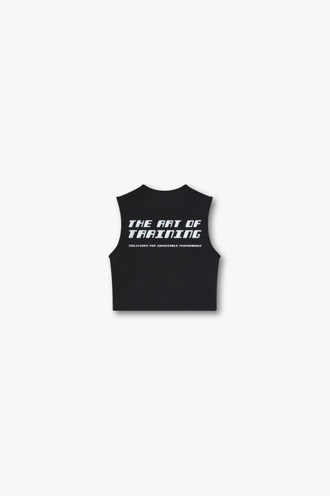 W POROUS™ RACE TANK — JET BLACK
