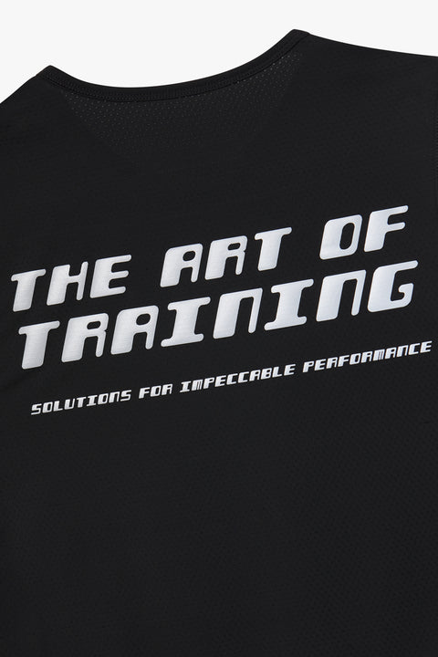 POROUS™ RACE TANK — JET BLACK